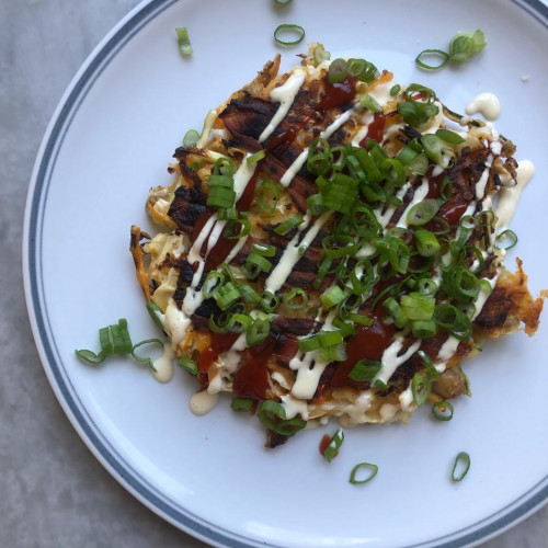 Tortilla Japonesa de Repollo