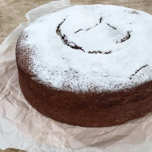 TORTA DE AZÚCAR NEGRA Y CACAO