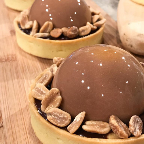 TARTAS DE MANÍ, CARAMELO Y CHOCOLATE