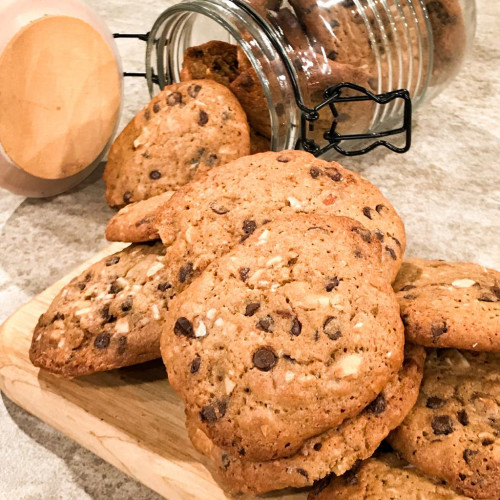 GALLETAS DE FRUTOS SECOS Y CHOCOLATE