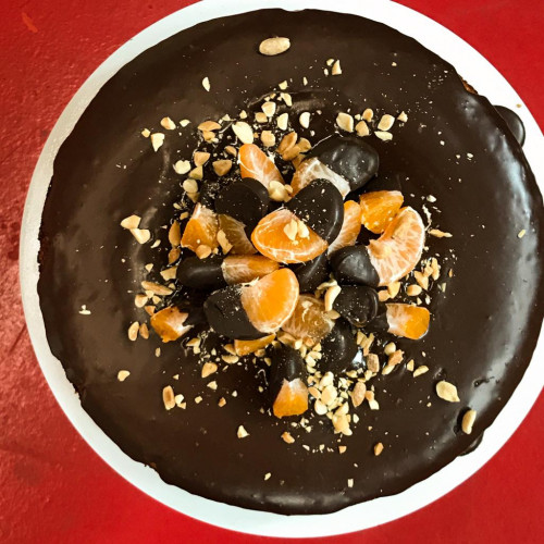 TORTA DE MANDARINA Y CHOCOLATE