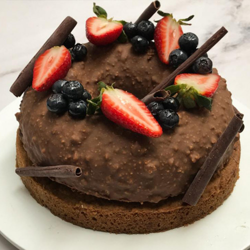 TORTA MOUSSE DE CHOCO Y SABLE BRETONA