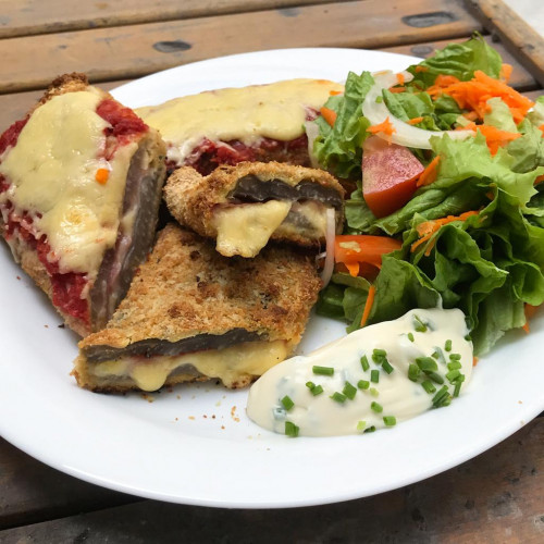 MILANESAS DE PENCAS RELLENAS