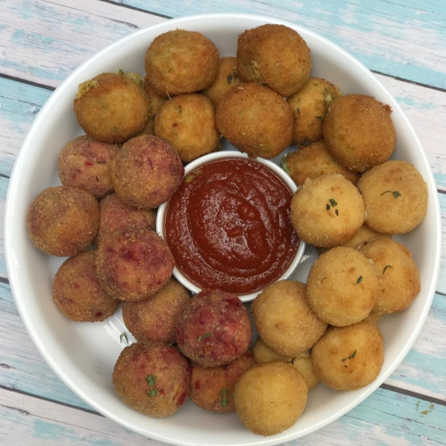 CROQUETAS DE PURÉ Y VERDURAS