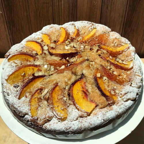 TORTA DE DURAZNO