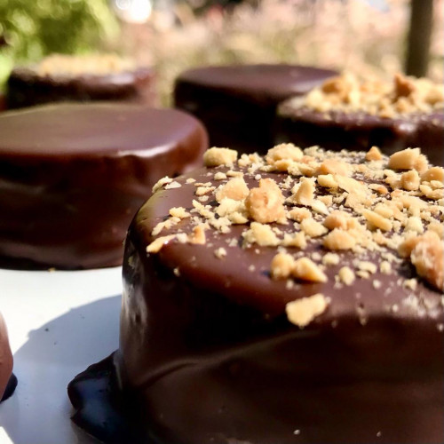 ALFAJORES DE CHOCOLATE Y DULCE DE LECHE