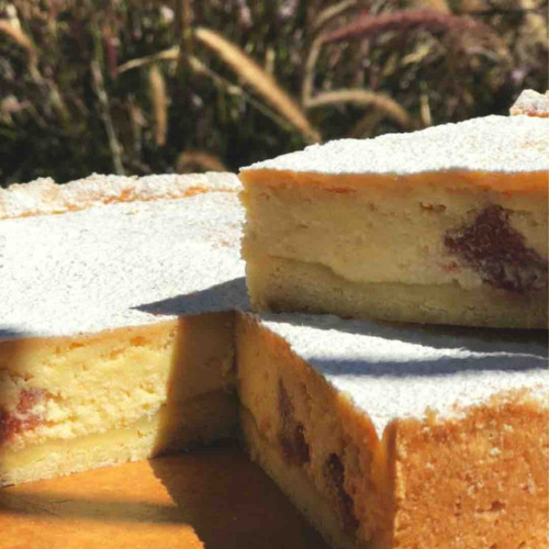 TARTA DE RICOTA Y MEMBRILLO