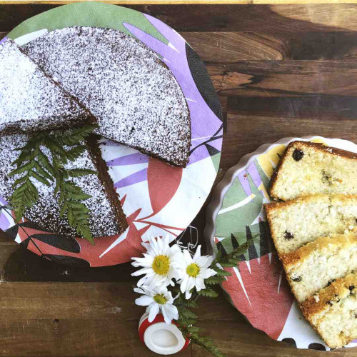 TORTA DE CACAO Y PAN DE COCO