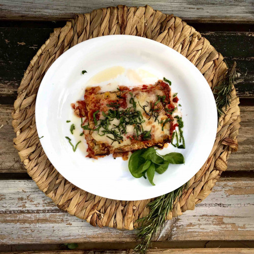 LASAGNA DE BERENJENAS FRITAS