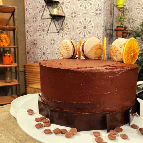 TORTA DE CHOCOLATE Y NARANJA