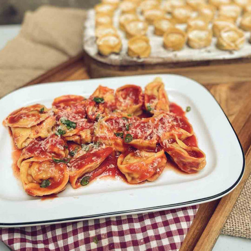 CAPELETTIS RELLENOS DE OSSOBUCO