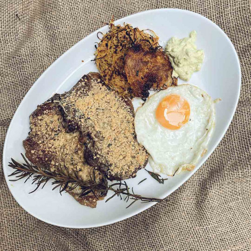 BIFES ANGOSTOS CON CROCANTE