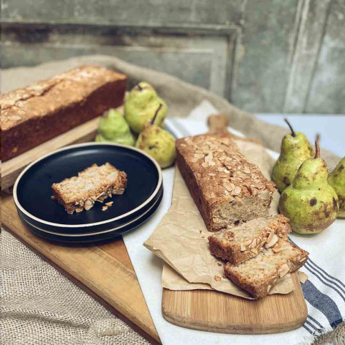 TORTA DE PERAS Y NUECES