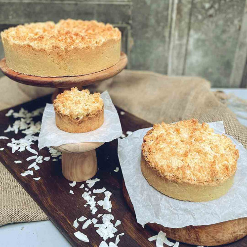 TARTA DE COCO Y DULCE DE LECHE