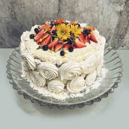 TORTA CHAJA DE FRUTILLAS Y ARÁNDANOS