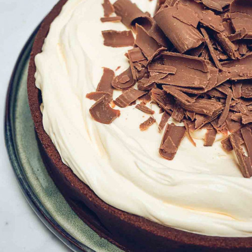 TARTA DE BANANA Y DULCE DE LECHE