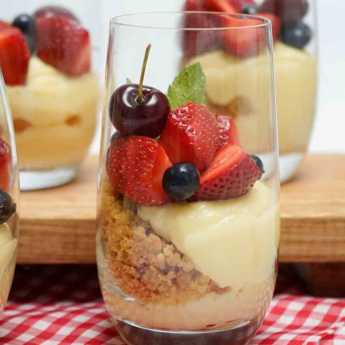 TRIFLE DE CREMA PASTELERA