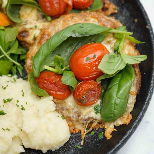 MILANESA DE SOJA CON ENSALADA