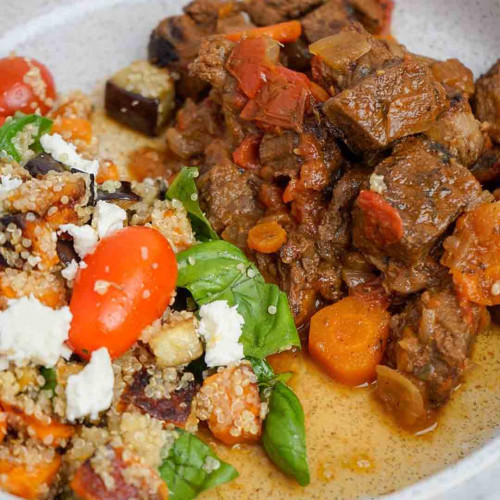 ROAST BEEF CON ENSALADA DE QUINOA