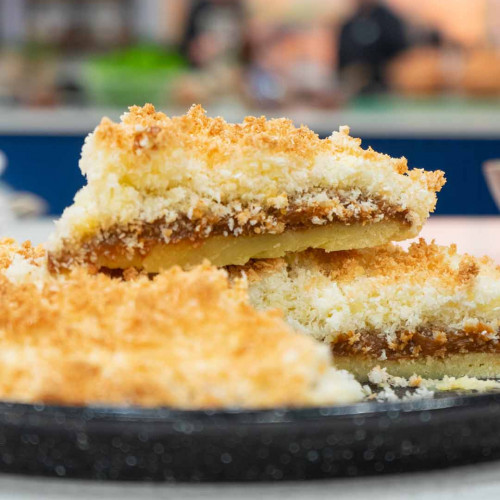 TARTA DE COCO Y DULCE DE LECHE