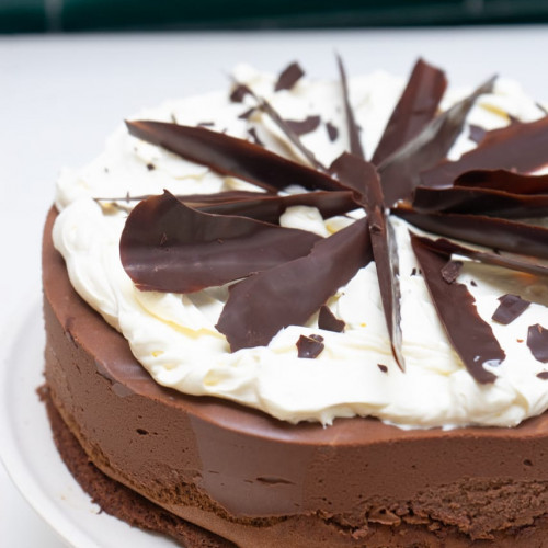 TORTA DE DOS TEXTURA DE CHOCOLATE