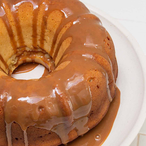 BUDIN DE VAINILLA Y DULCE DE LECHE