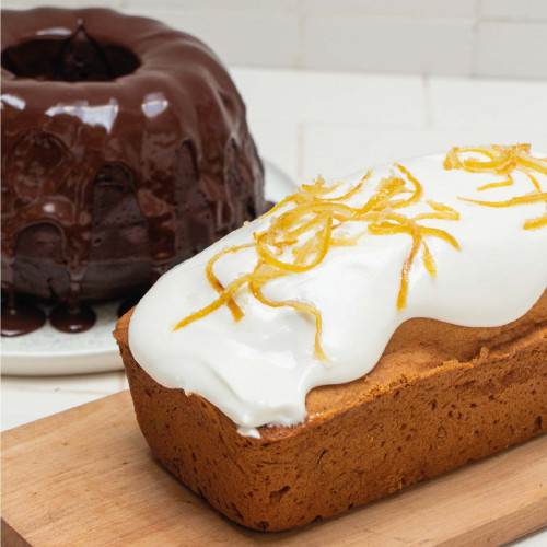 BUDÍN DE LIMÓN Y BUDÍN DE CHOCOLATE