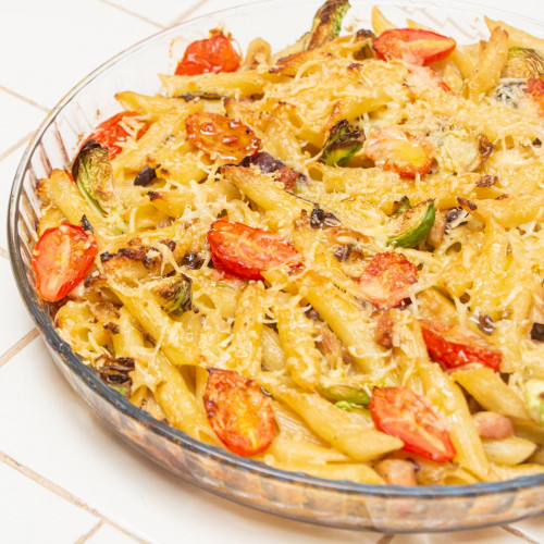 PASTA GRATINADA CON REPOLLITOS