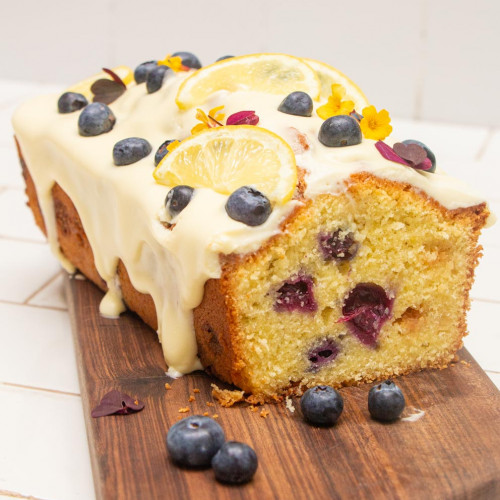 BUDIN DE LIMÓN, CHOCOLATE BLANCO Y ARÁNDANOS