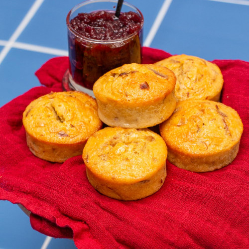 MUFFINS DE CÁSCARA DE FRUTAS Y MERMELADA