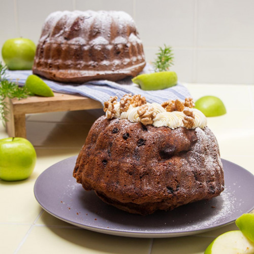 BUDÍN HÚMEDO DE MANZANA