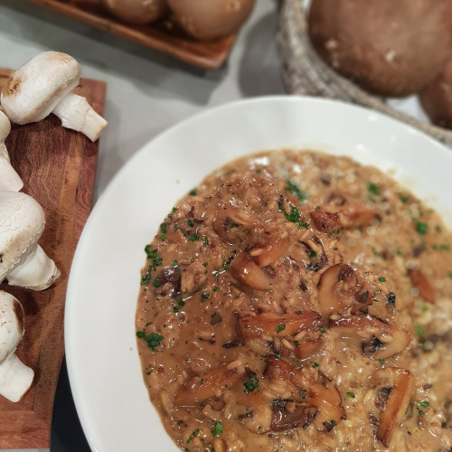 Risotto de hongos