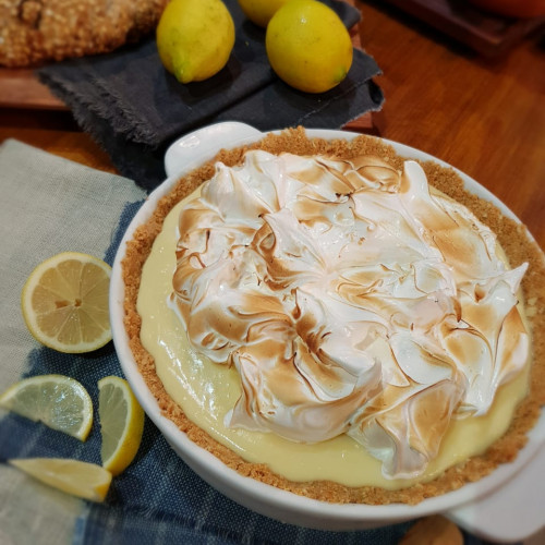 Lemon pie en fuente