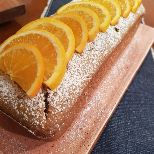 Budín de naranja