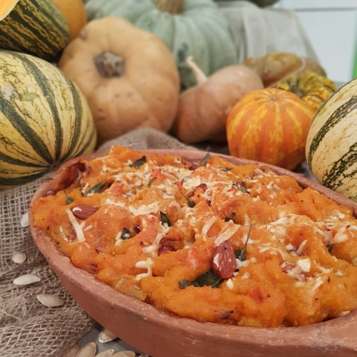 Pastel de pollo y zapallo