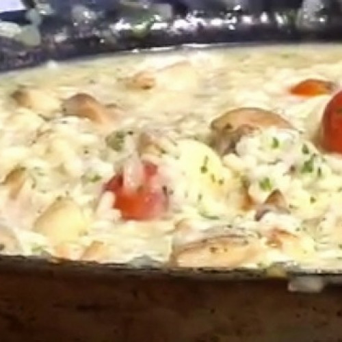 Risotto de pollo