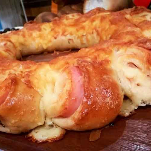 Rolls de jamón, queso y pollo para Año Nuevo