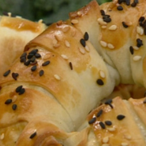 Rosquitas de masa rellenas