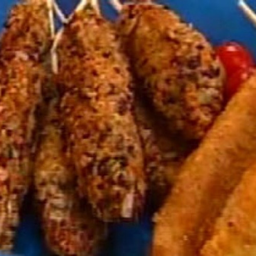 Show de brochettes de pollo para todos los gustos!!!