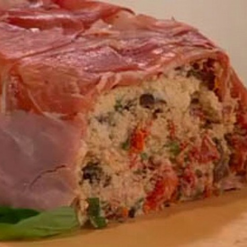 Sin horno: Deliciosa terrina con relleno meditarráneo