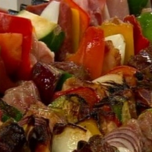 Súper brochette mixta