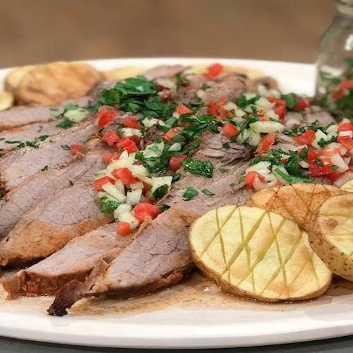 Tapa de asado con papas