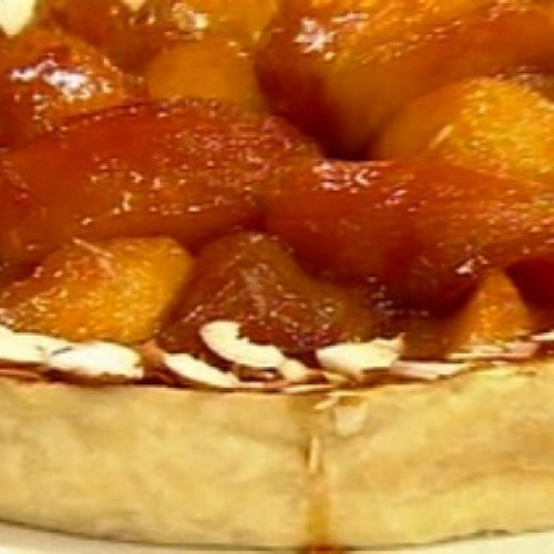 Tentadora tarta de manzanas acarameladas en 5 pasos