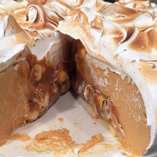 Torta Alaska, puro sabor a dulce de leche y merengue