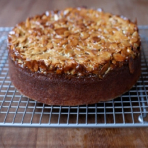 Torta de chocolate y almendras