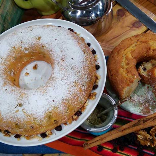 Torta de manzana verde a la cucharada