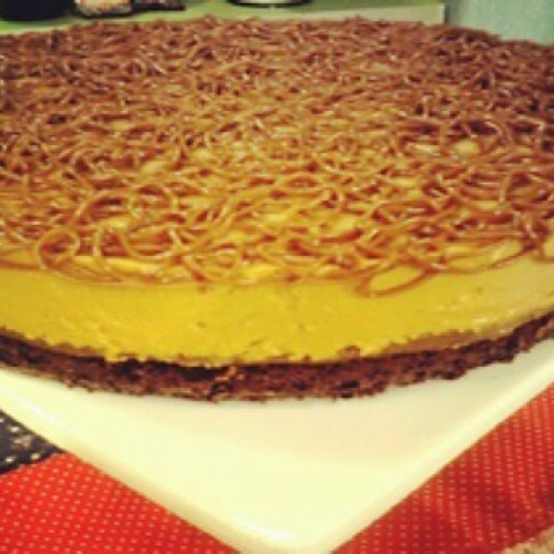 Torta de mousse de dulce de leche