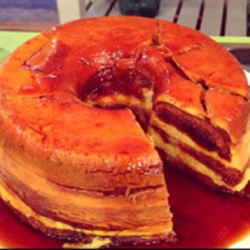 Torta flan casera