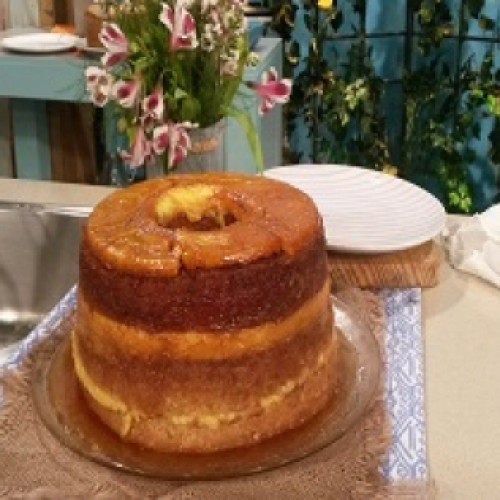 Torta flan con pastelera