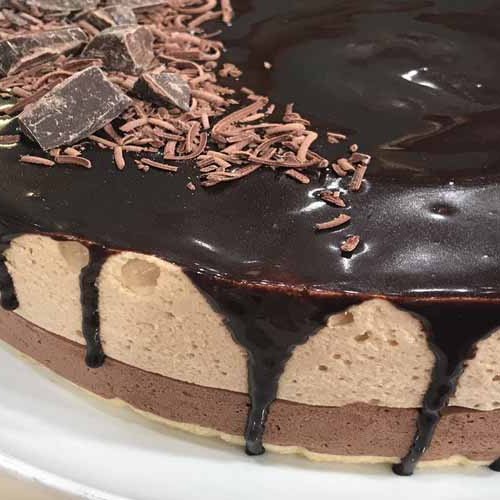 Torta mousse de baileys y chocolate